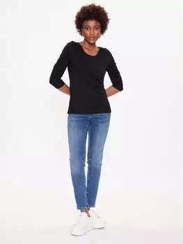 Узкая блузка Mustang, черный