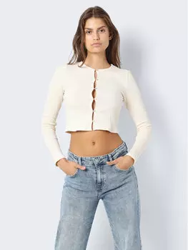 Узкая блузка Noisy May, белый