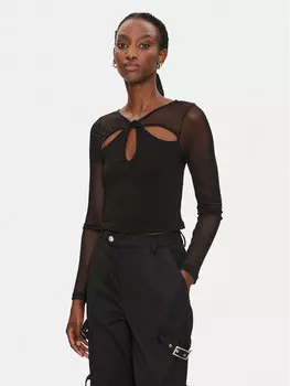Узкая блузка Noisy May, черный