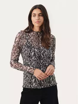 Узкая блузка Part Two, черный