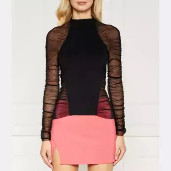 Узкая блузка Patrizia Pepe, черный