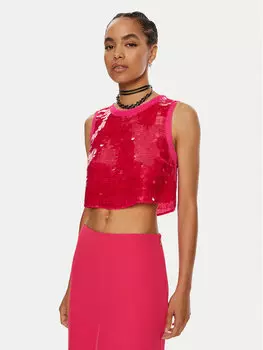 Узкая блузка Patrizia Pepe, розовый