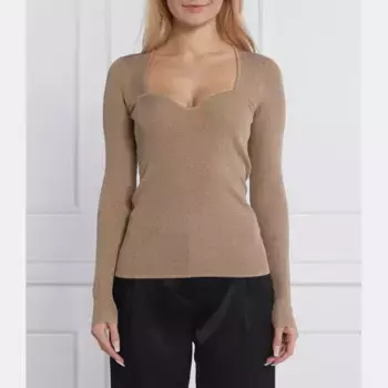 Узкая блузка Patrizia Pepe, желтый