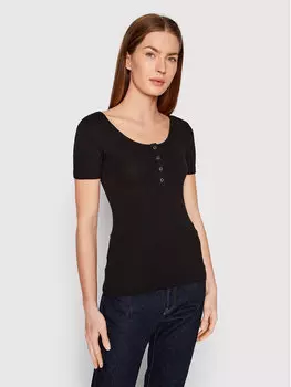 Узкая блузка Pieces, черный