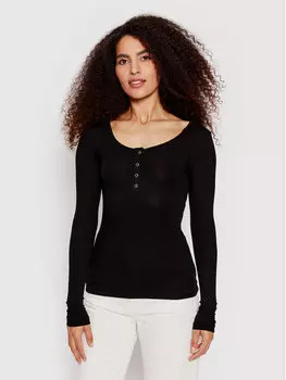 Узкая блузка Pieces, черный