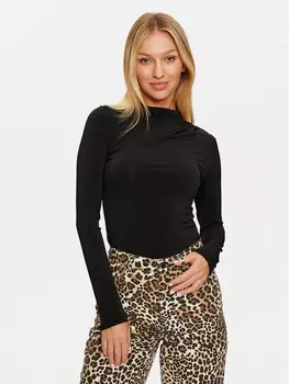 Узкая блузка Pieces, черный