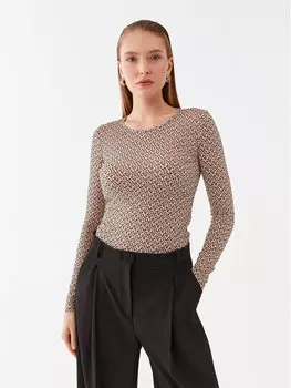 Узкая блузка Pinko, бежевый