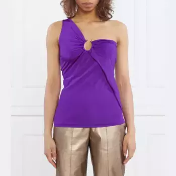 Узкая блузка Pinko, фиолетовый
