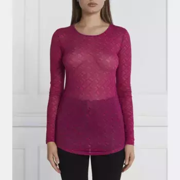 Узкая блузка Pinko, розовый