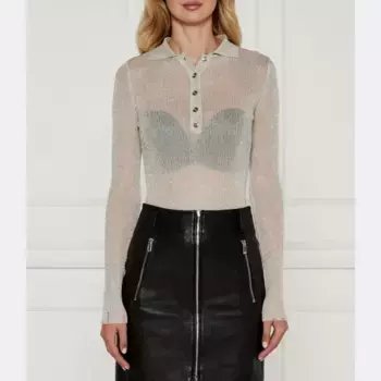 Узкая блузка Pinko, золотой
