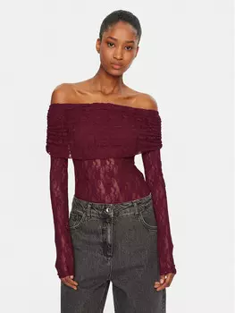 Узкая блузка Rotate, красный