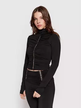 Узкая блузка Sixth June, черный