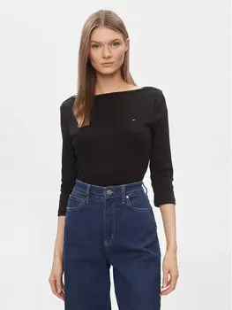 Узкая блузка Tommy Hilfiger, черный