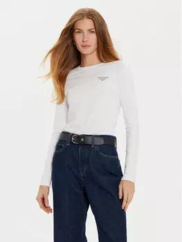 Узкая блузка Tommy Jeans, белый