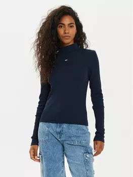 Узкая блузка Tommy Jeans, синий