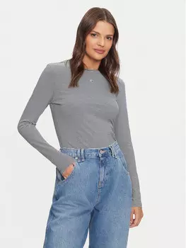 Узкая блузка Tommy Jeans, синий