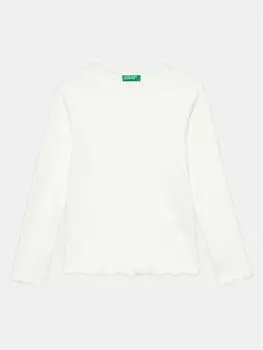 Узкая блузка United Colors Of Benetton, белый