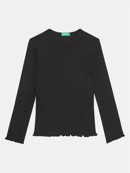 Узкая блузка United Colors Of Benetton, черный