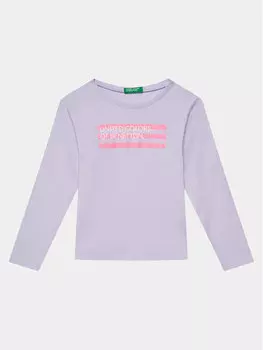 Узкая блузка United Colors Of Benetton, фиолетовый