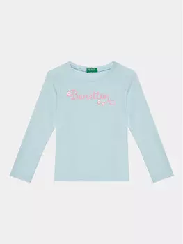 Узкая блузка United Colors Of Benetton, синий