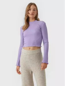 Узкая блузка Vero Moda, фиолетовый