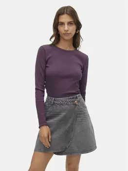 Узкая блузка Vero Moda, фиолетовый