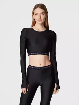 Узкая блузка Versace Jeans Couture, черный