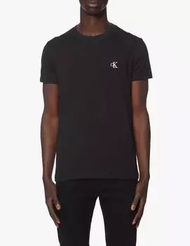 Узкая футболка Ck Essential Calvin Klein Jeans, черный