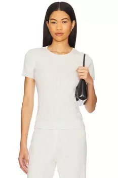 Узкая футболка Leset, cloud melange