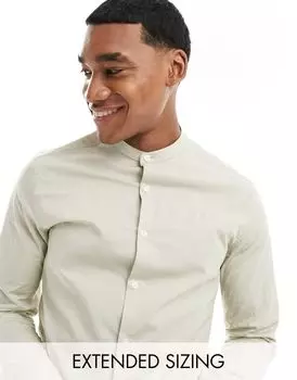 Узкая футболка на пуговицах ASOS DESIGN