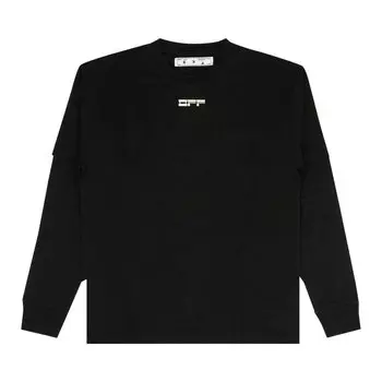 Узкая футболка Off-White Stencil Mask, цвет Черный
