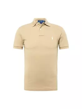 Узкая футболка Polo Ralph Lauren, бежевый
