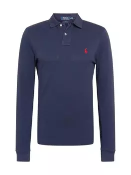 Узкая футболка Polo Ralph Lauren, темно-синий