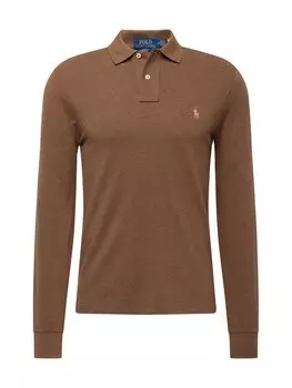 Узкая футболка Polo Ralph Lauren, умбра