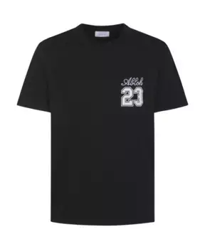 Узкая футболка с логотипом S Off White, черный