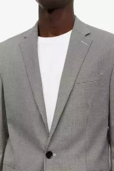 Узкая куртка H&M, коричневый