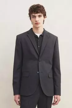 Узкая куртка H&M, серый