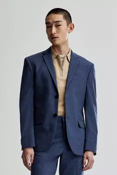 Узкая куртка H&M, синий