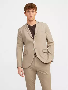 Узкая куртка Jack&Jones, бежевый