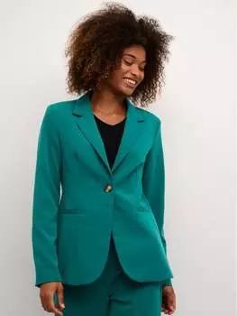 Узкая куртка Kaffe, зеленый