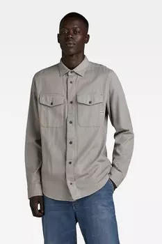 Узкая морская рубашка G-Star Raw, бежевый