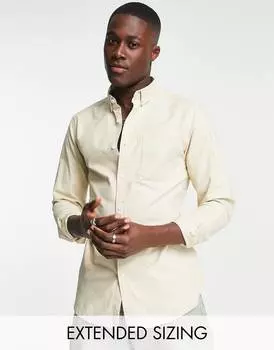 Узкая оксфордская рубашка приталенного кроя ASOS DESIGN