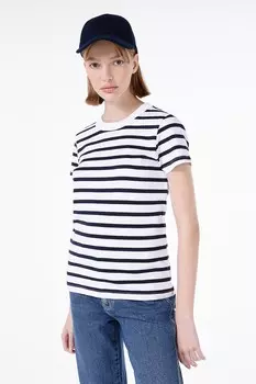 Узкая полосатая футболка Colin'S, белый