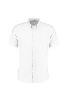 Узкая рубашка с короткими рукавами Kustom Kit, белый