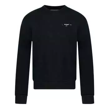 Узкая толстовка с логотипом Off-White, черный