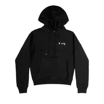 Узкая толстовка с логотипом Off-White, цвет Черный/Белый