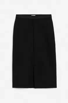 Узкая юбка миди Arket, черный