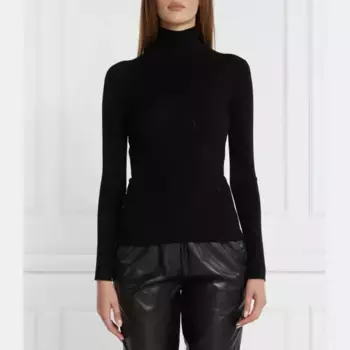 Узкая водолазка чайного кроя Marella, черный