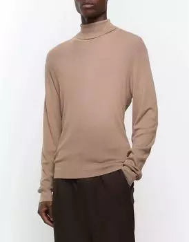 Узкая водолазка River Island с каменным узором