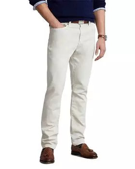 Узкие эластичные брюки Sullivan Polo Ralph Lauren, серый